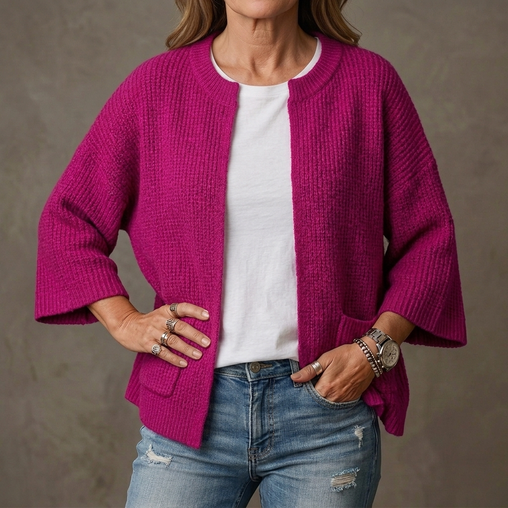 SIEN | LICHT HERFSTVEST MET RITSSLUITING