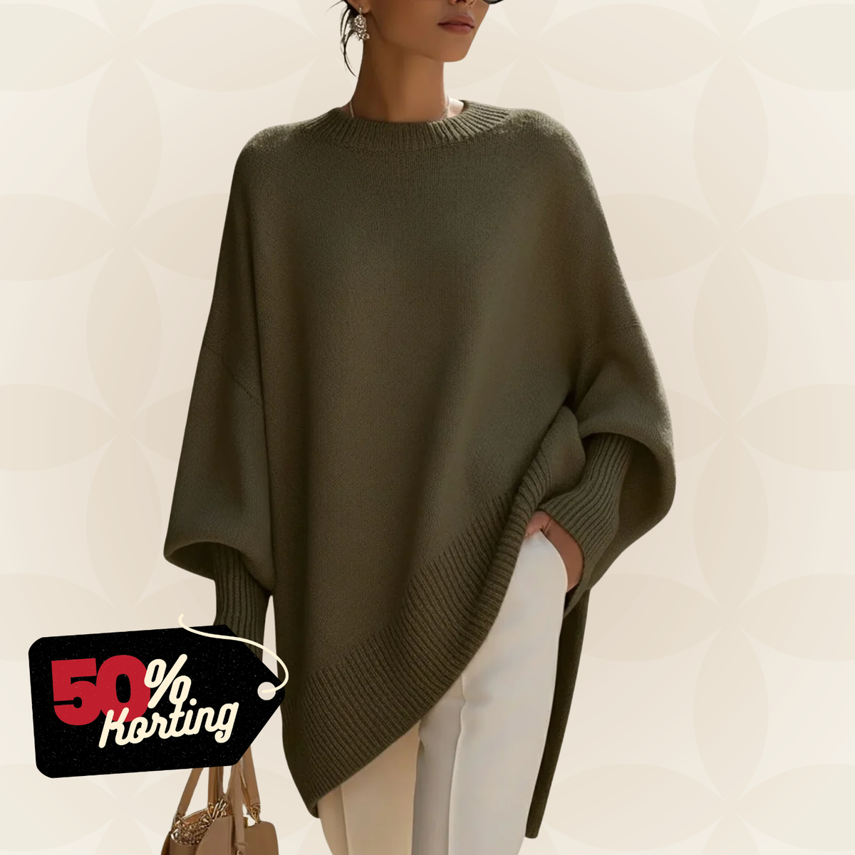 Loïs | Zachte oversized trui met nonchalante pasvorm