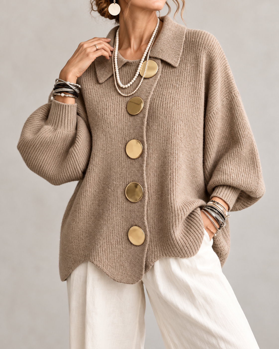 MARLIES vest Khaki