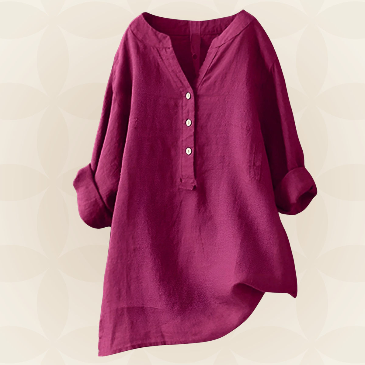 Danielle | Luchtige en comfortabele blouse met knoopsluiting