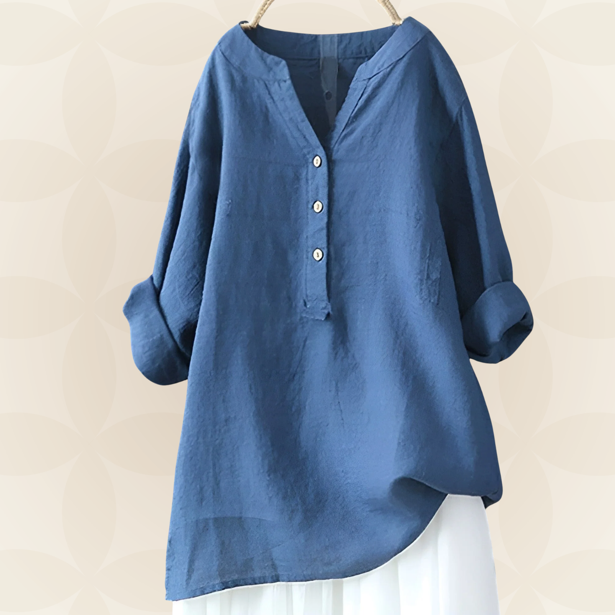 Danielle | Luchtige en comfortabele blouse met knoopsluiting