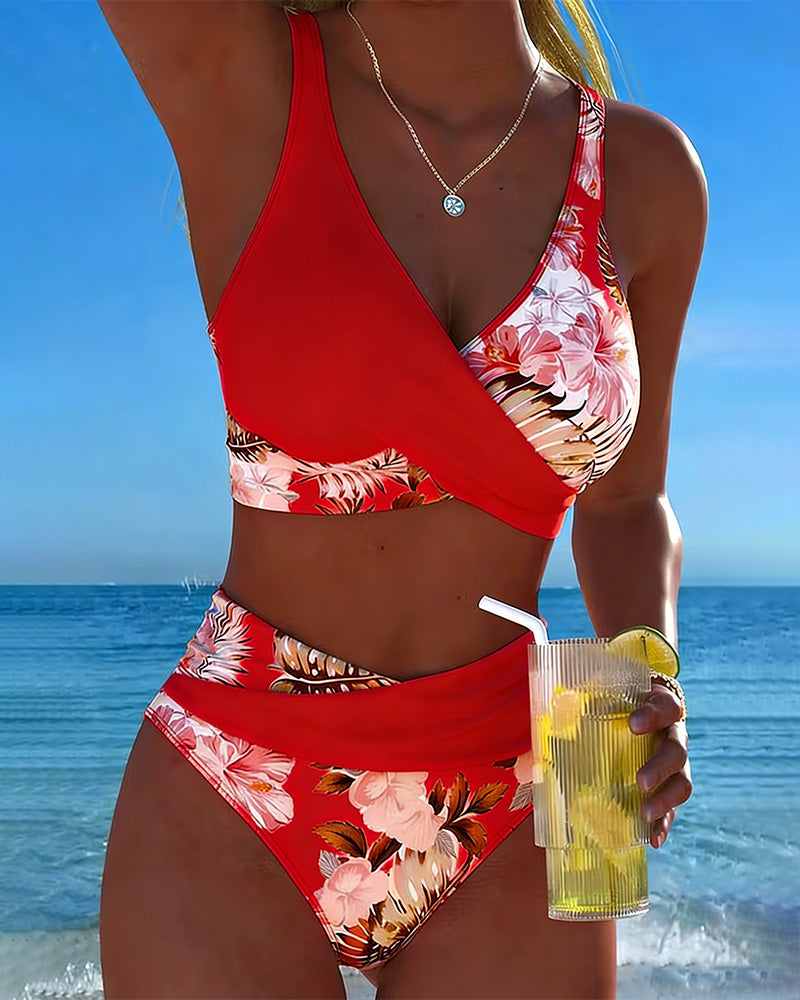 Tess | Bikini met bloemenprint