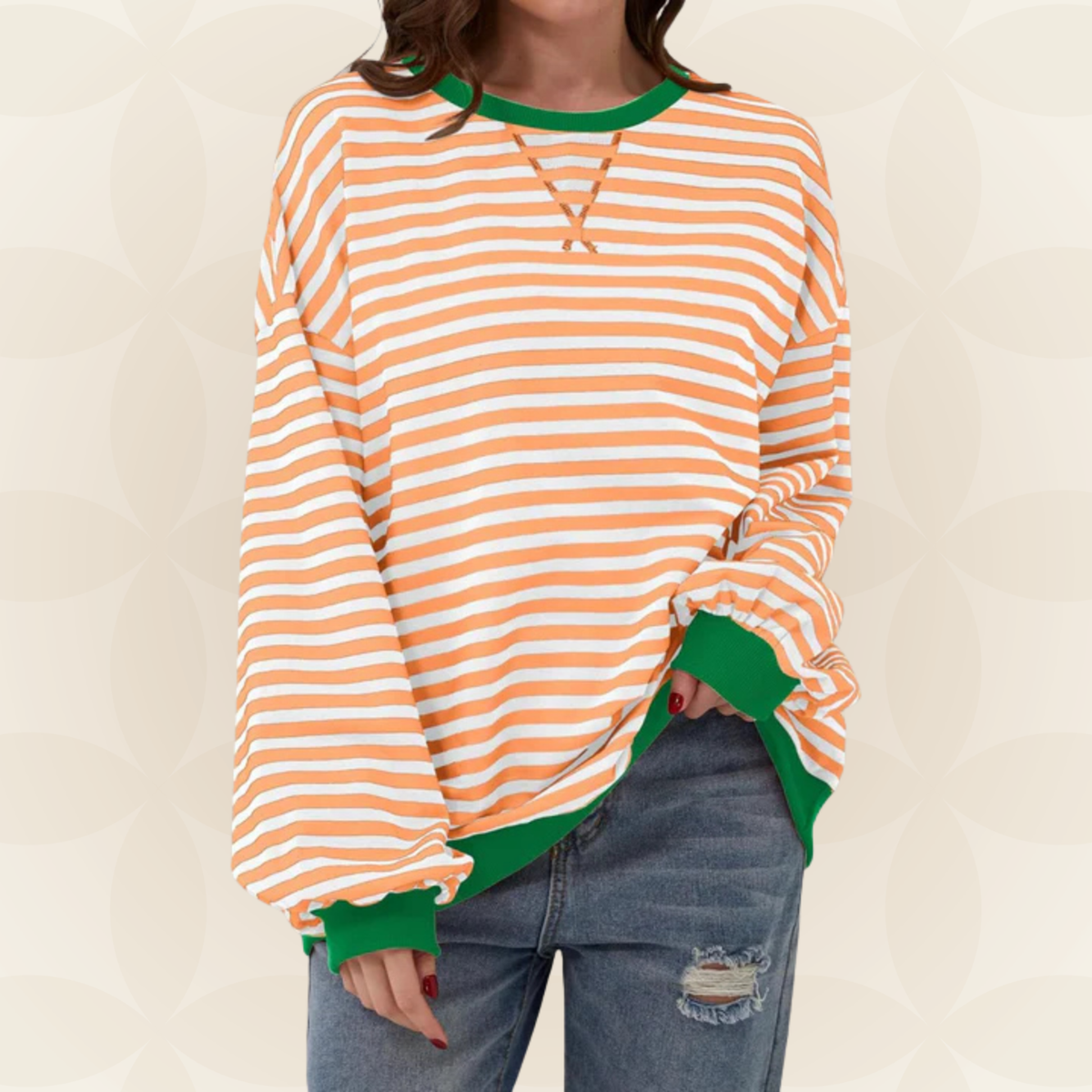 Denise | Casual gestreepte trui