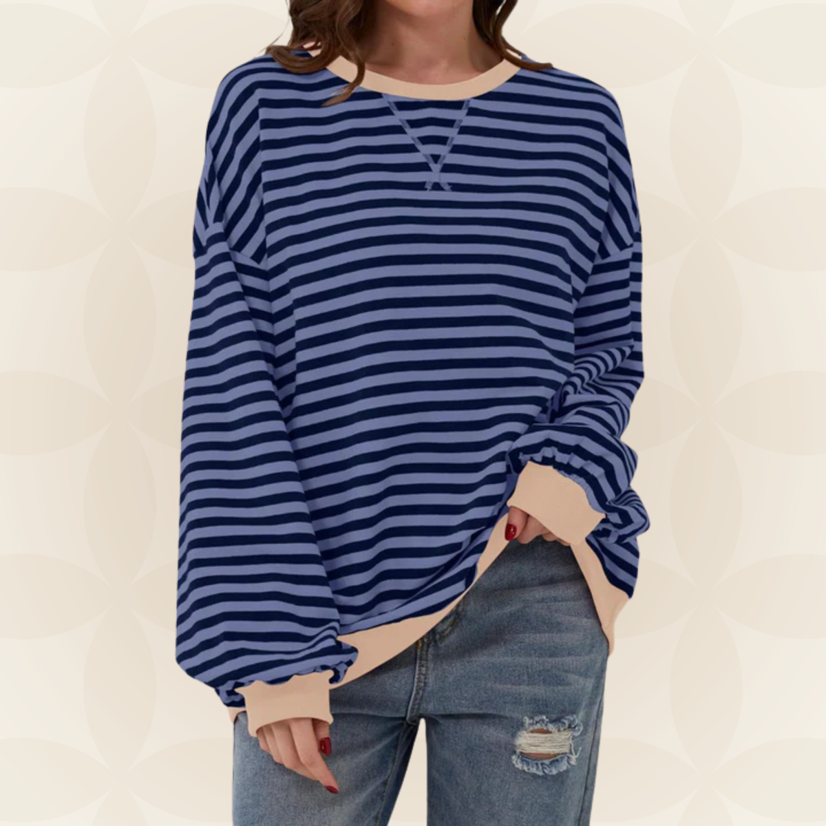 Denise | Casual gestreepte trui