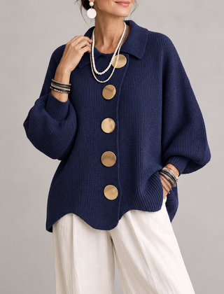 MARLIES vest Blauw
