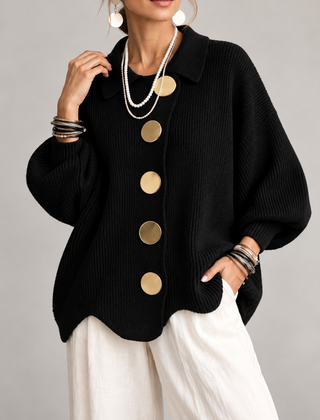 MARLIES vest Zwart