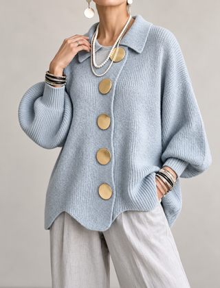 MARLIES vest Hemelsblauw