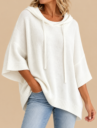 GEERTJE poncho Wit