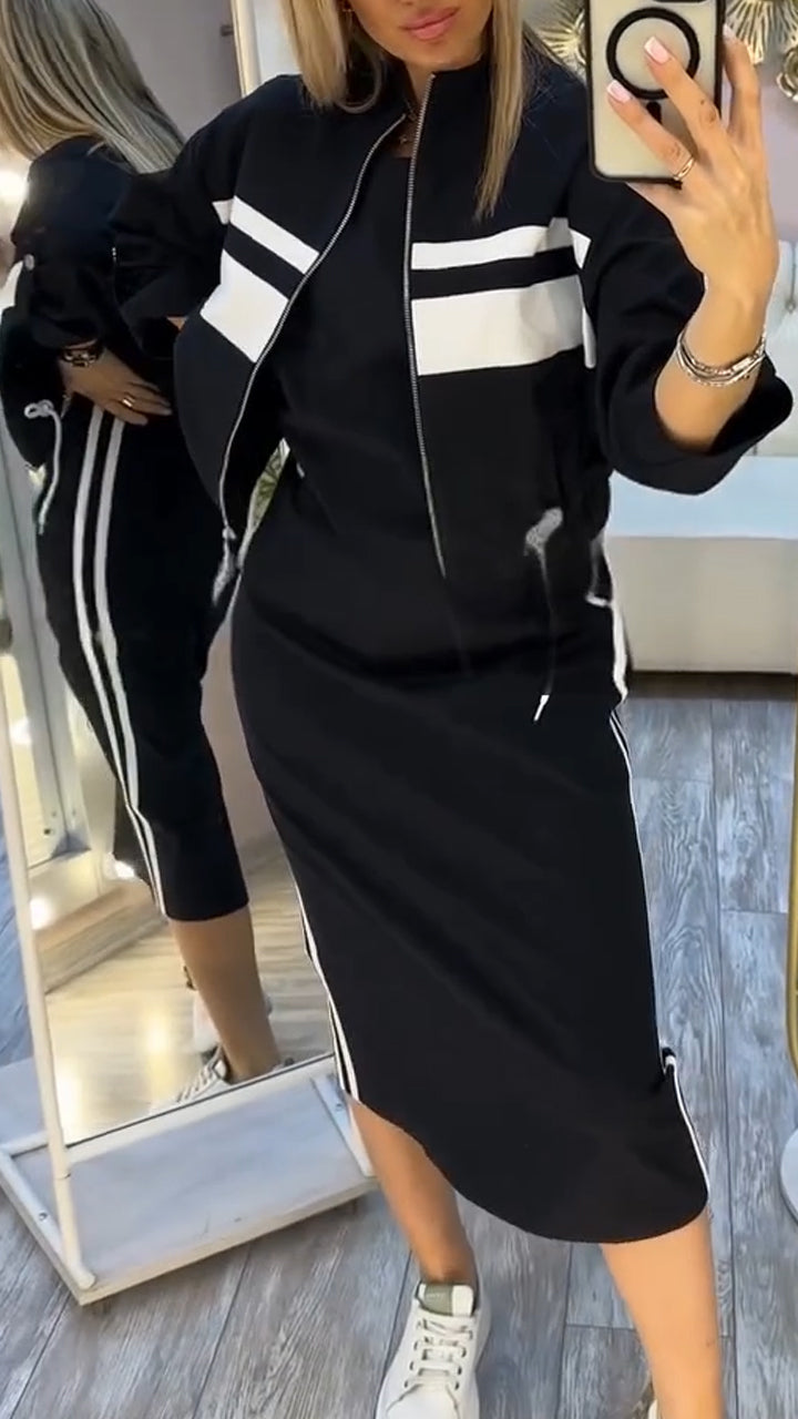 Nova | Casual sportieve set met jurk en jasje