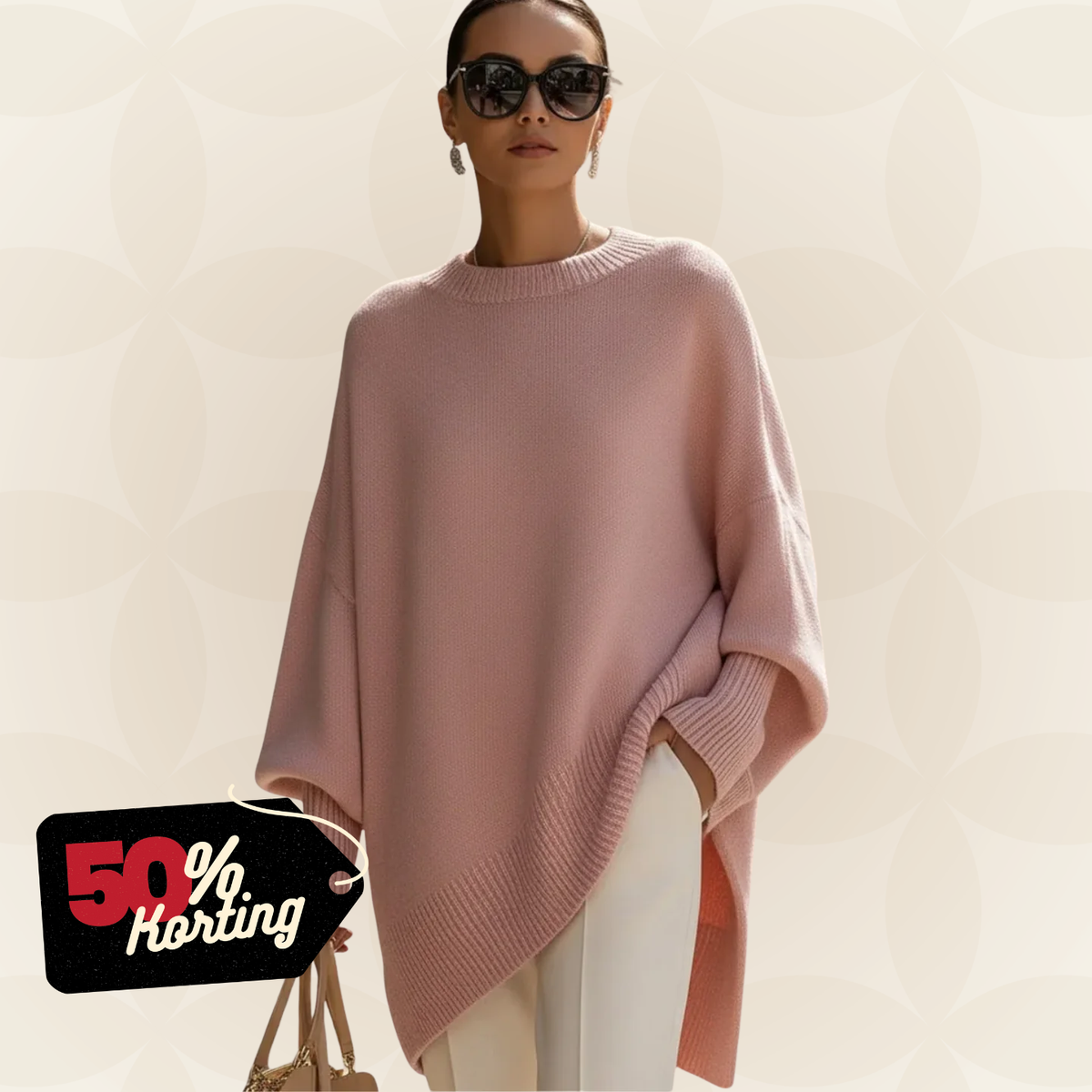Loïs | Zachte oversized trui met nonchalante pasvorm