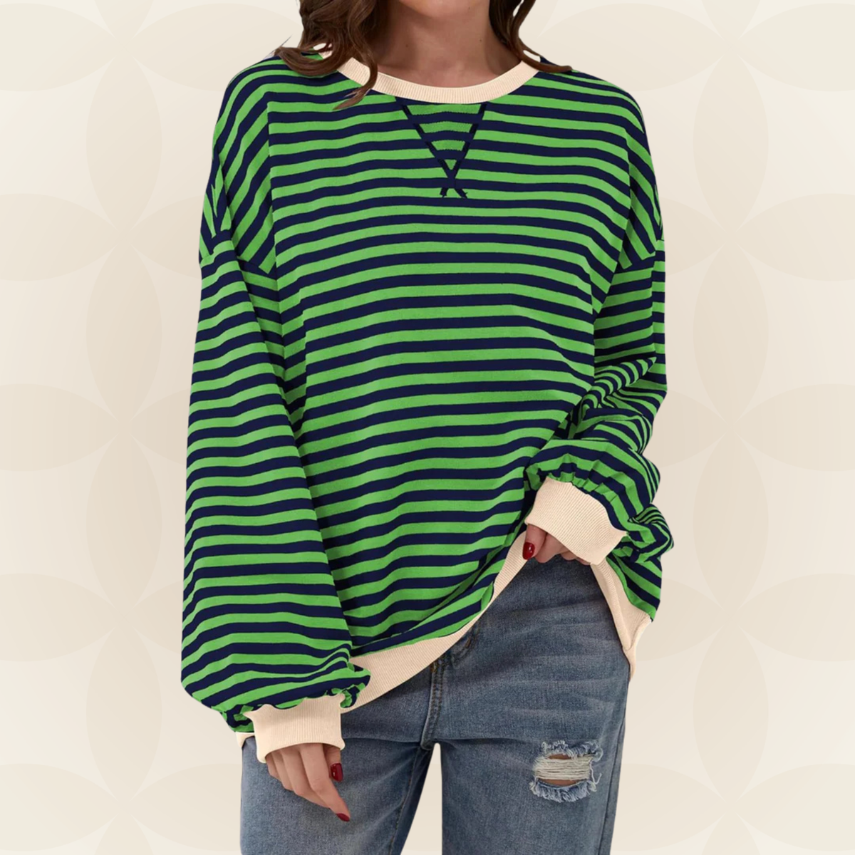 Denise | Casual gestreepte trui