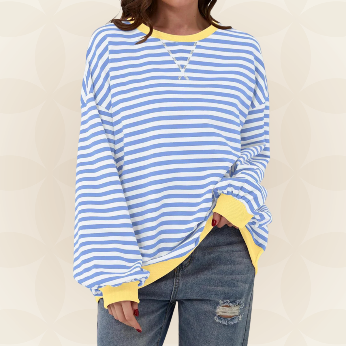 Denise | Casual gestreepte trui