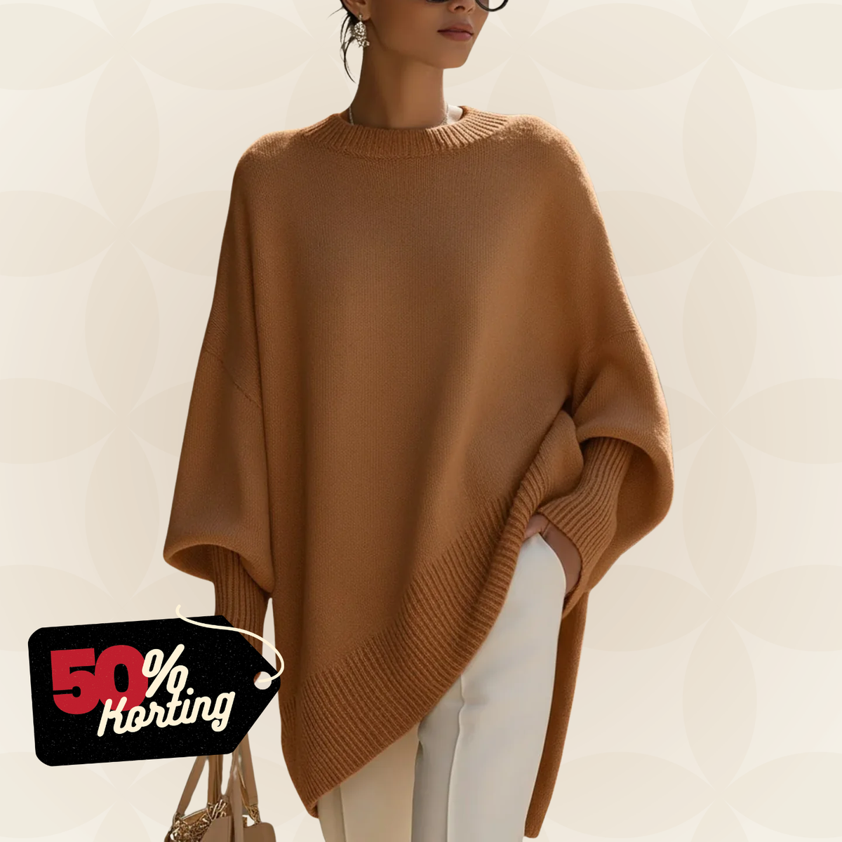 Loïs | Zachte oversized trui met nonchalante pasvorm