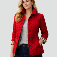 Annelies tussenseizoenjas rood