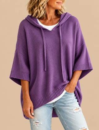 GEERTJE poncho Paars