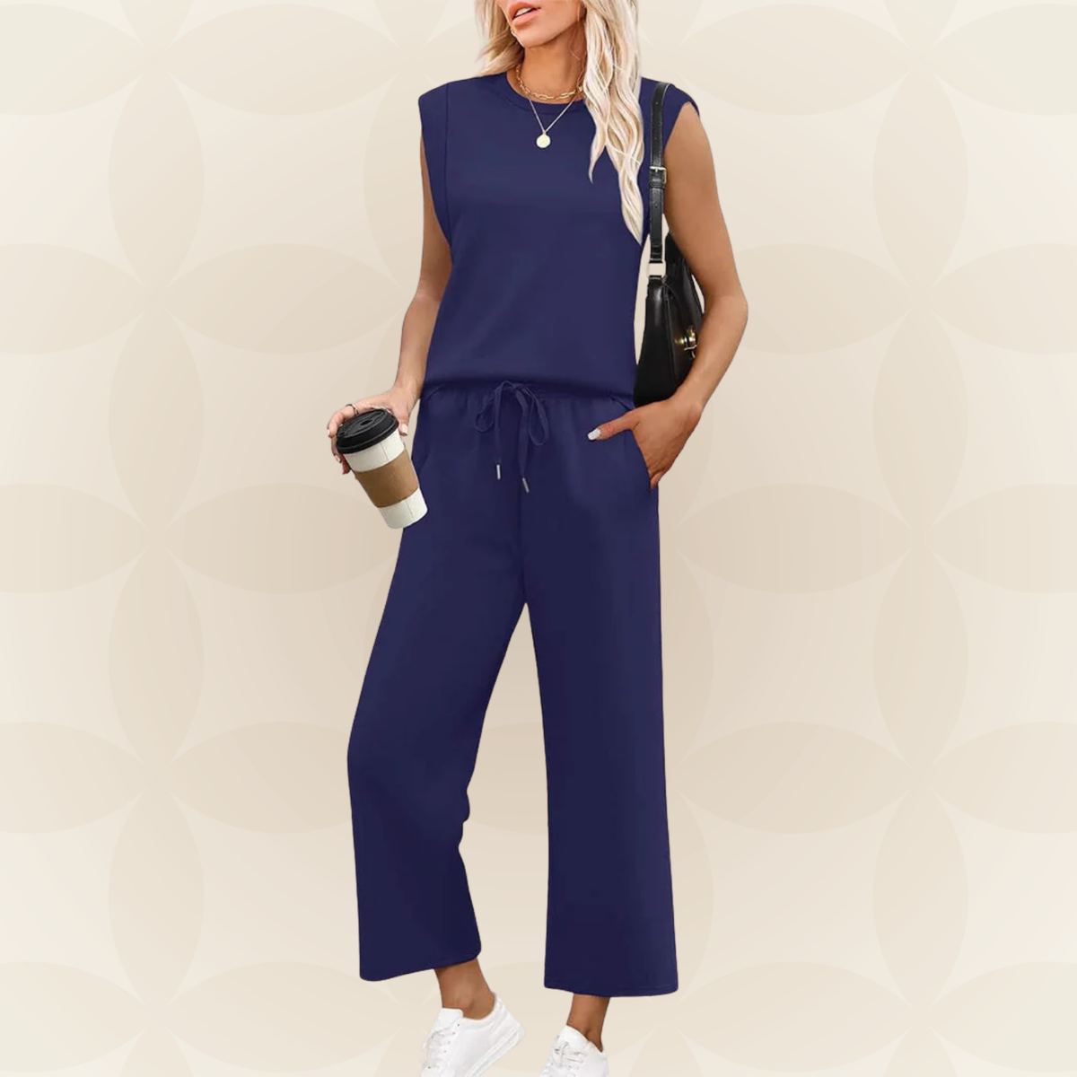 Anouk | Zachte tweedelige loungeset