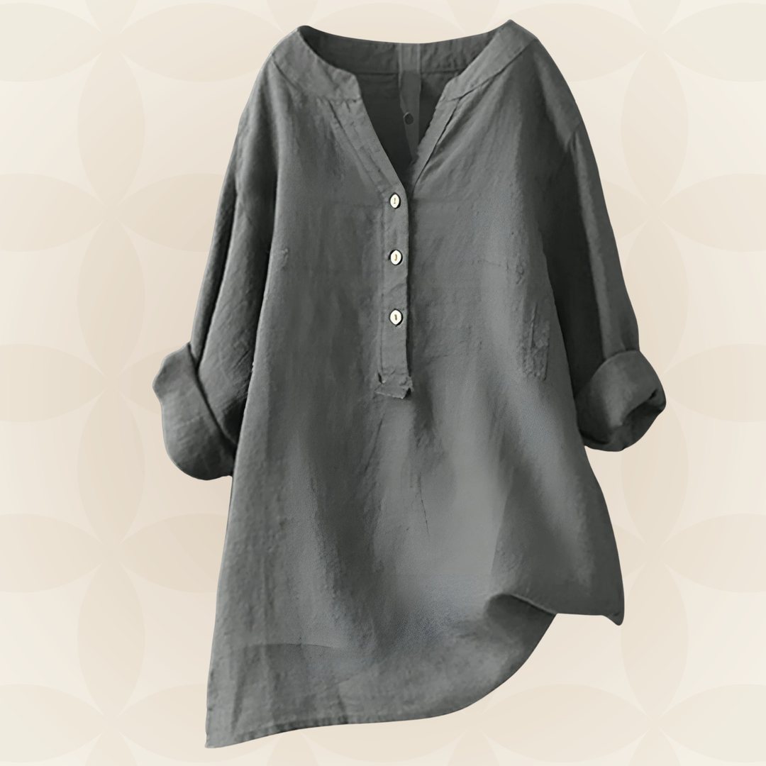 Danielle | Luchtige en comfortabele blouse met knoopsluiting
