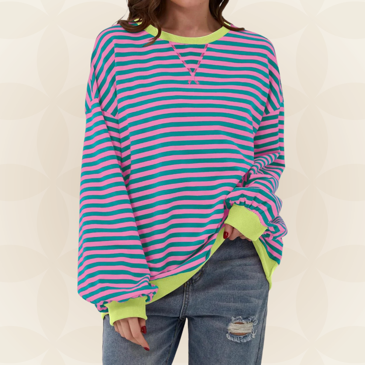 Denise | Casual gestreepte trui