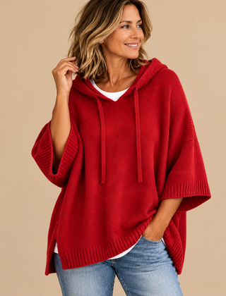 GEERTJE poncho Rood