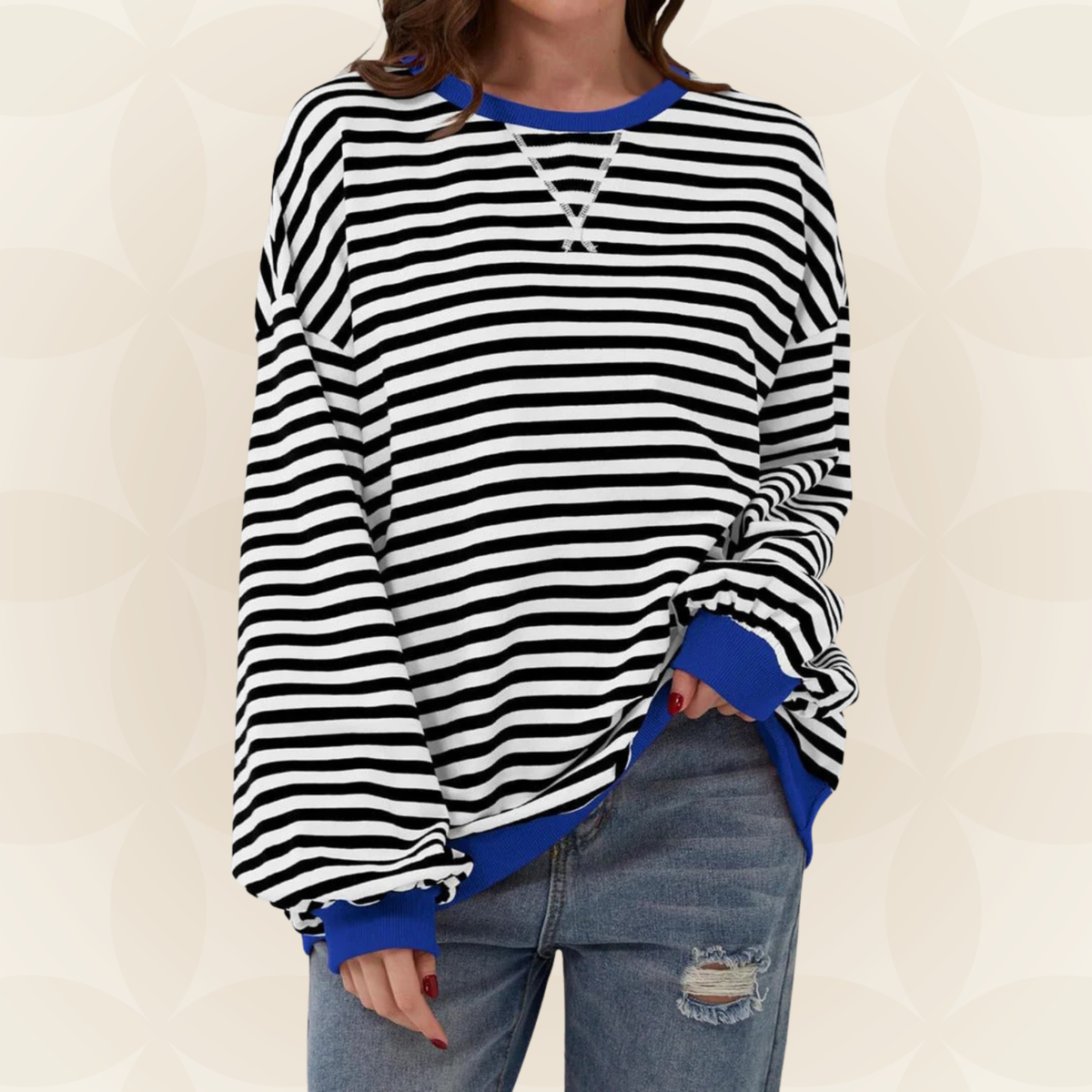 Denise | Casual gestreepte trui