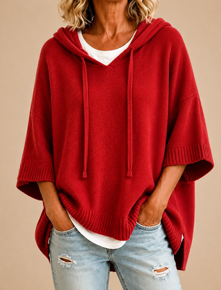 RIEK poncho Rood