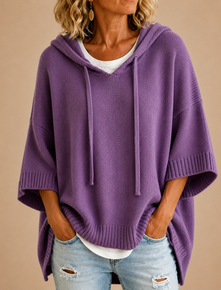 RIEK poncho Paars