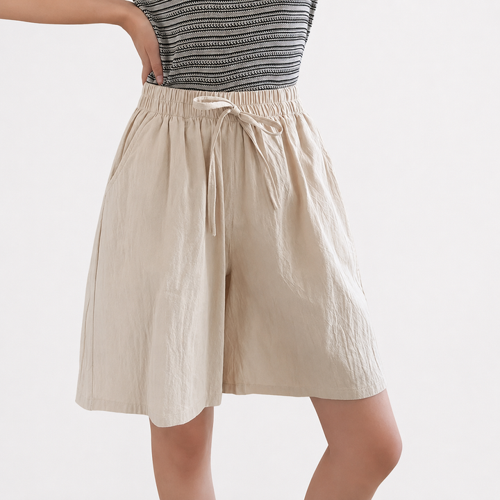 Femke | Wijde linnen zomerbroek