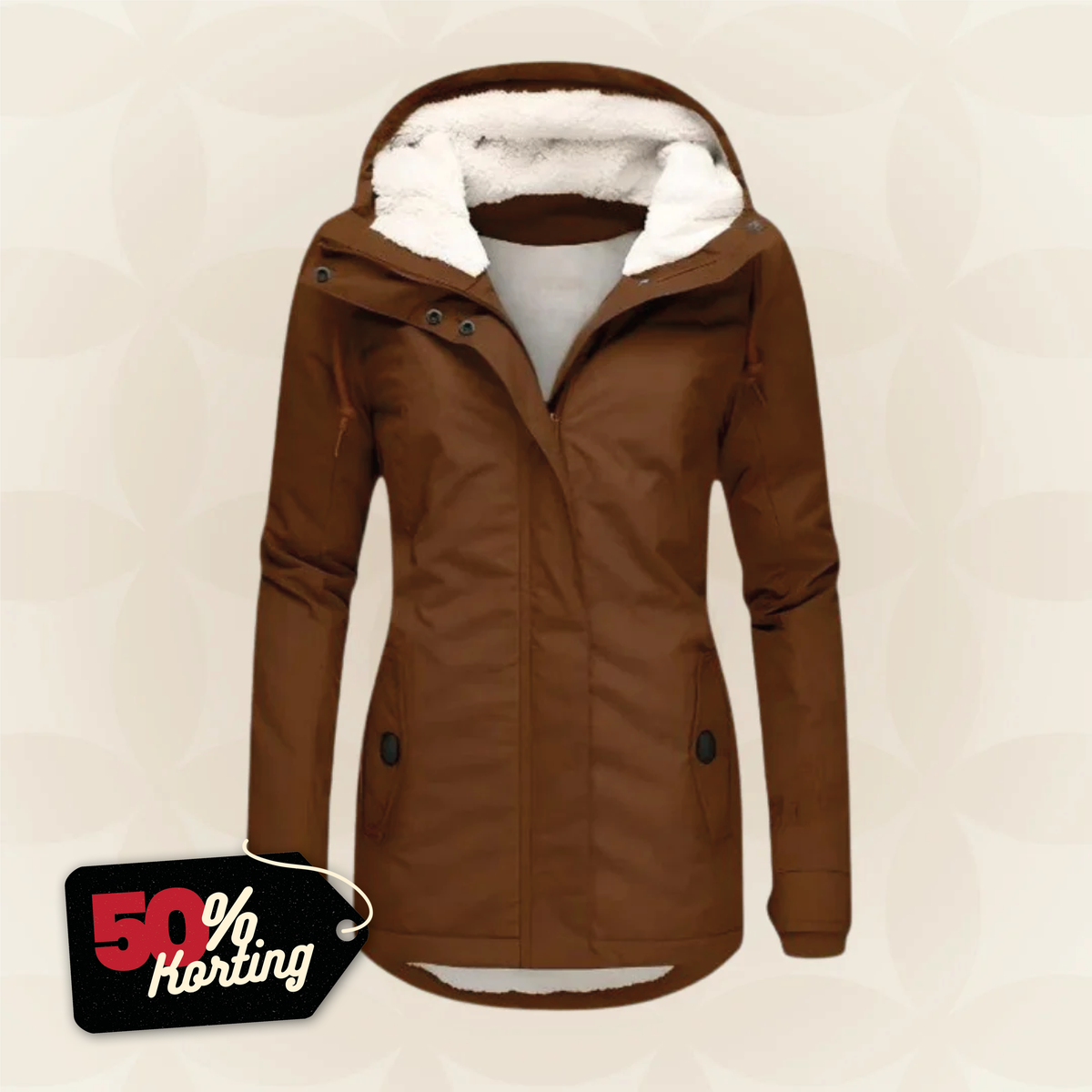 Kirsten | Water-afstotende winterjas met capuchon