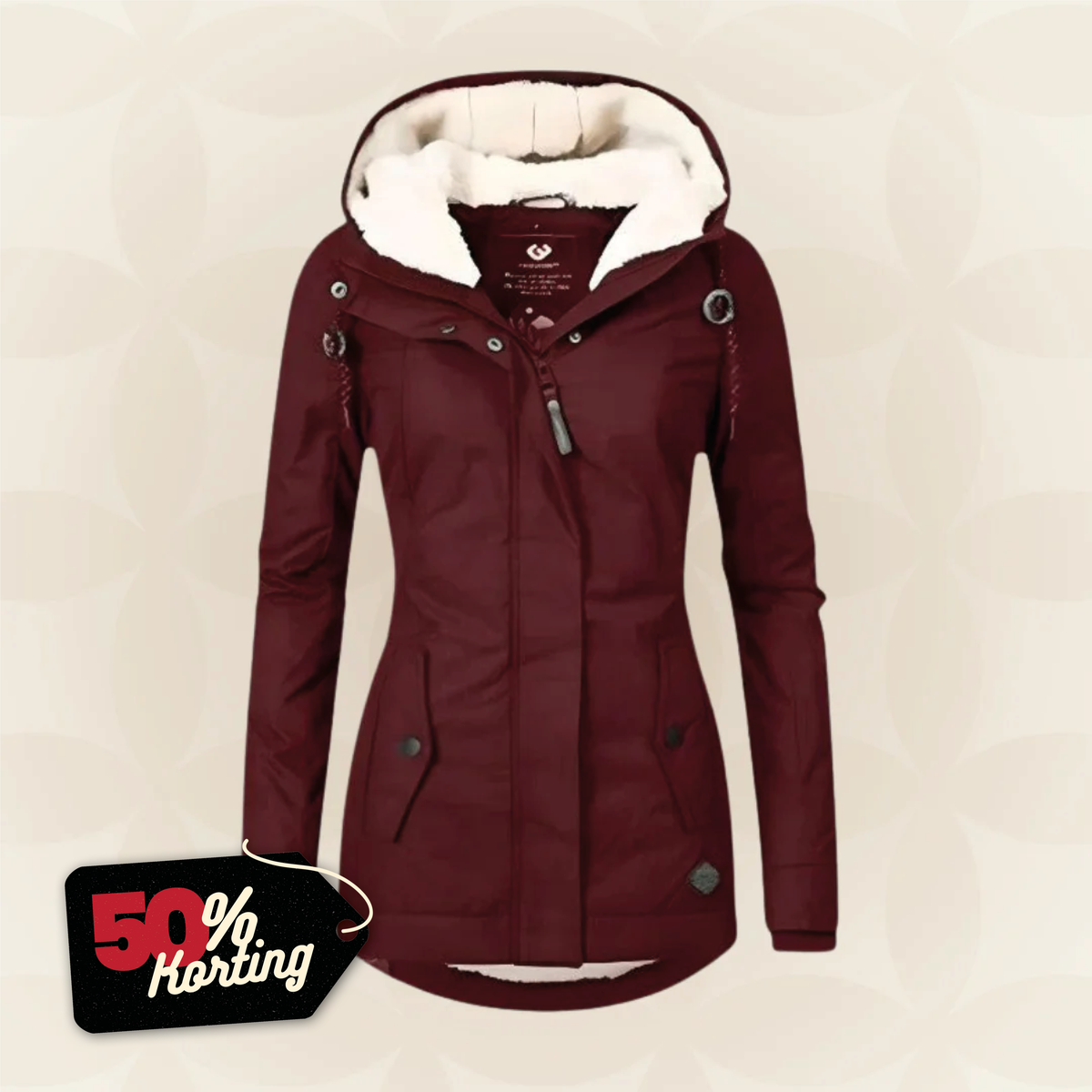 Kirsten | Water-afstotende winterjas met capuchon