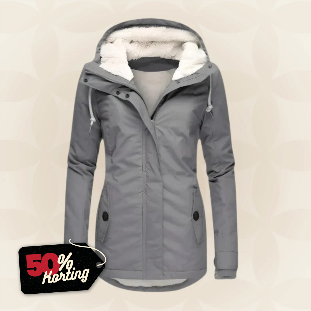 Kirsten | Water-afstotende winterjas met capuchon