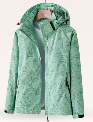 Hanneke waterdichte herfstjas groen