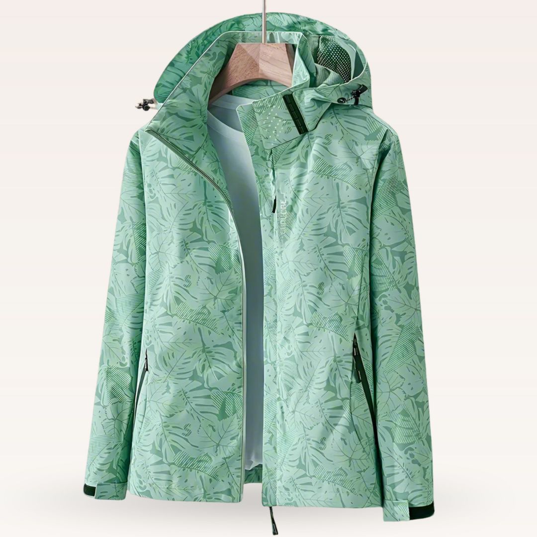 Hanneke waterdichte herfstjas groen