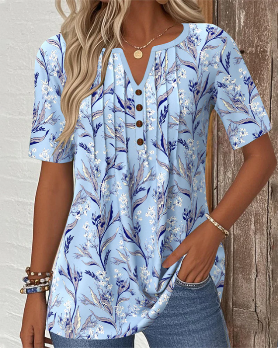 Coby | Plissé blouse