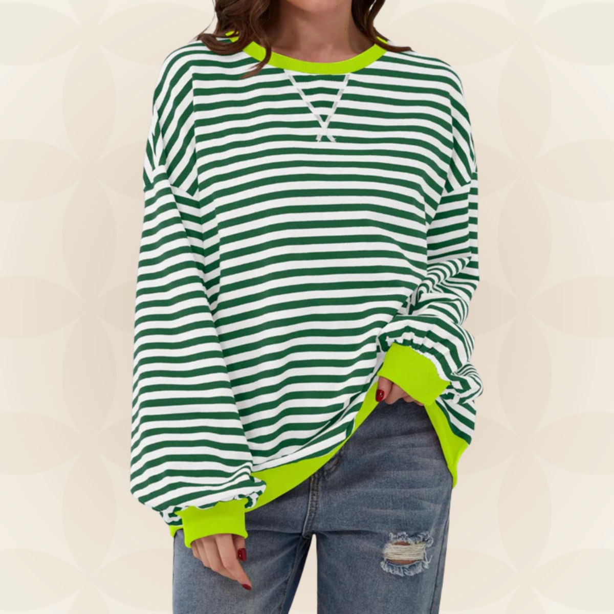 Denise | Casual gestreepte trui