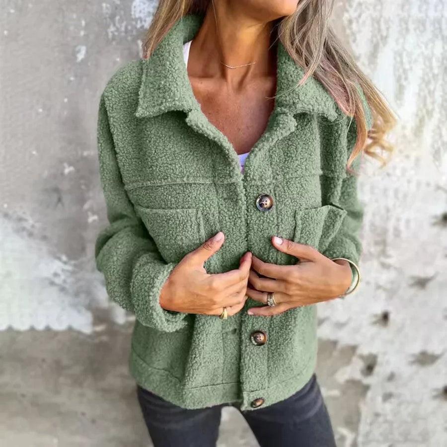 Selina | Teddy tussenjas