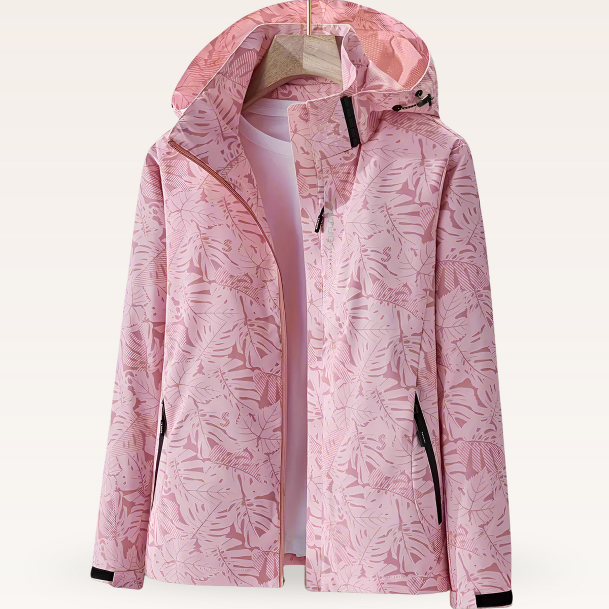 Hanneke waterdichte herfstjas roze