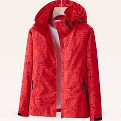 Hanneke waterdichte herfstjas rood