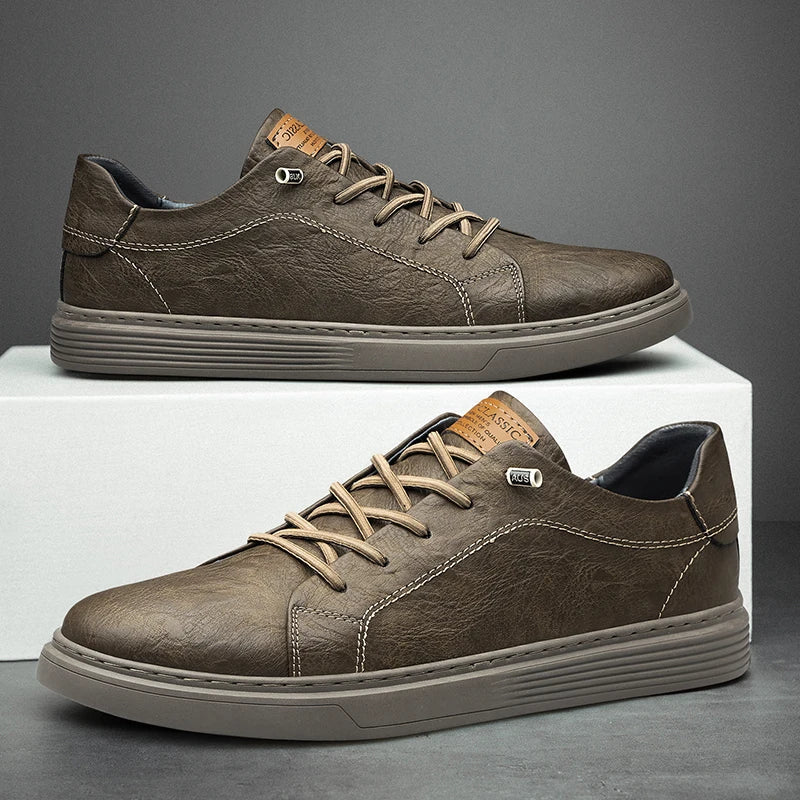 ARJAN | KLASSIEKE HEREN SNEAKERS MET VETERS