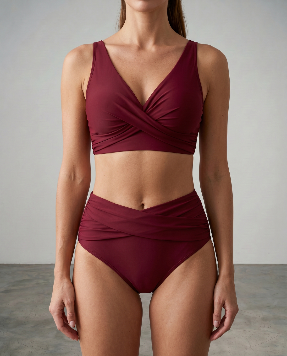 Anne | Flatterende overslag bikini met ondersteunende cups