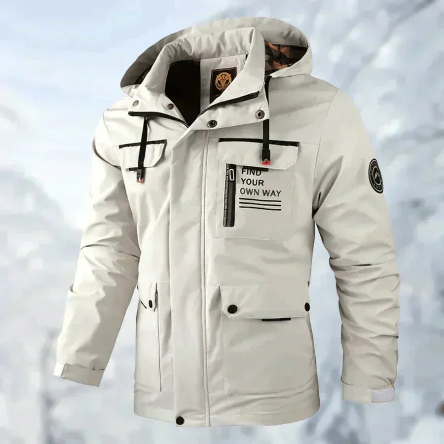 Joris wind- en waterdichte outdoor jas wit