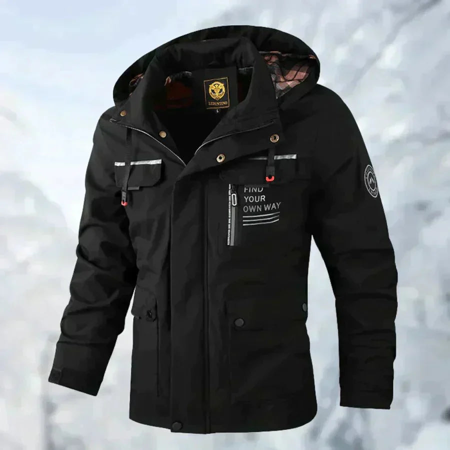 Joris wind- en waterdichte outdoor jas zwart
