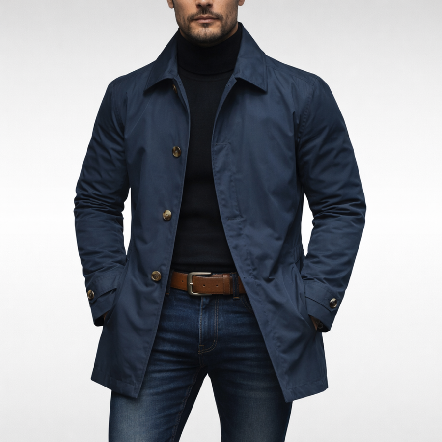 Daan | All-weather Jas - Marineblauw