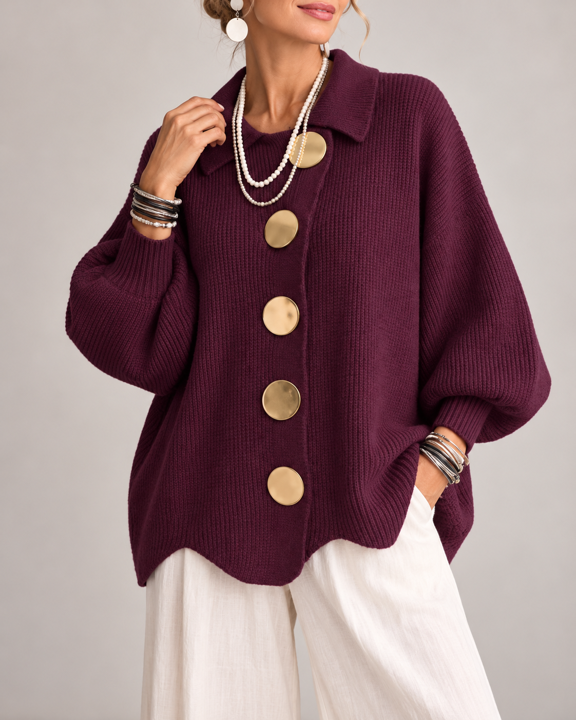 MARLIES vest Paars