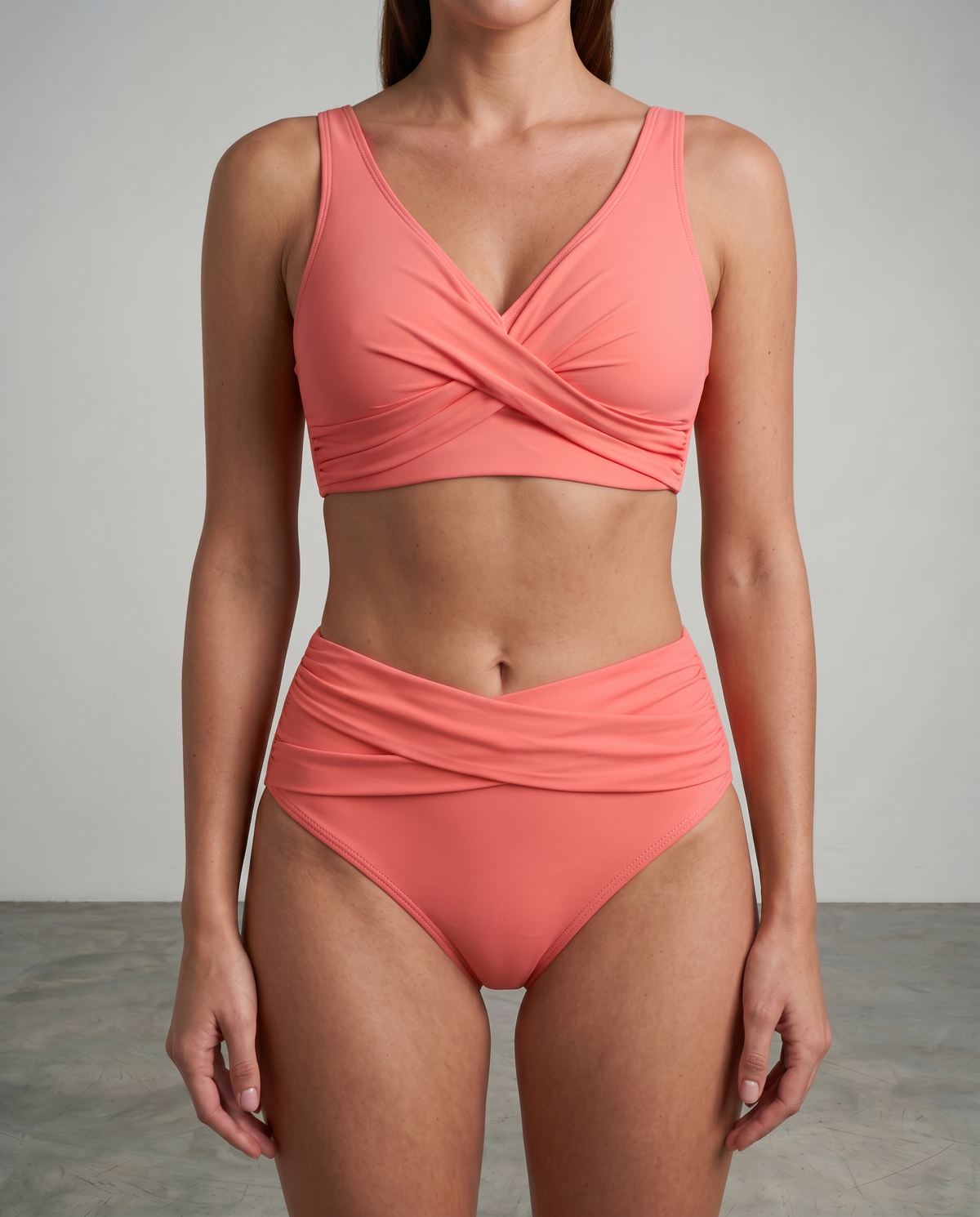 Anne | Flatterende overslag bikini met ondersteunende cups