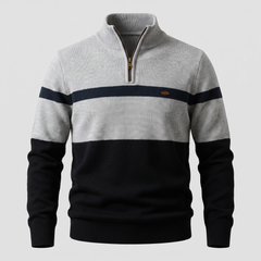 JASPER trui Grijs-Navy