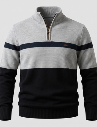 JASPER trui Grijs-Navy