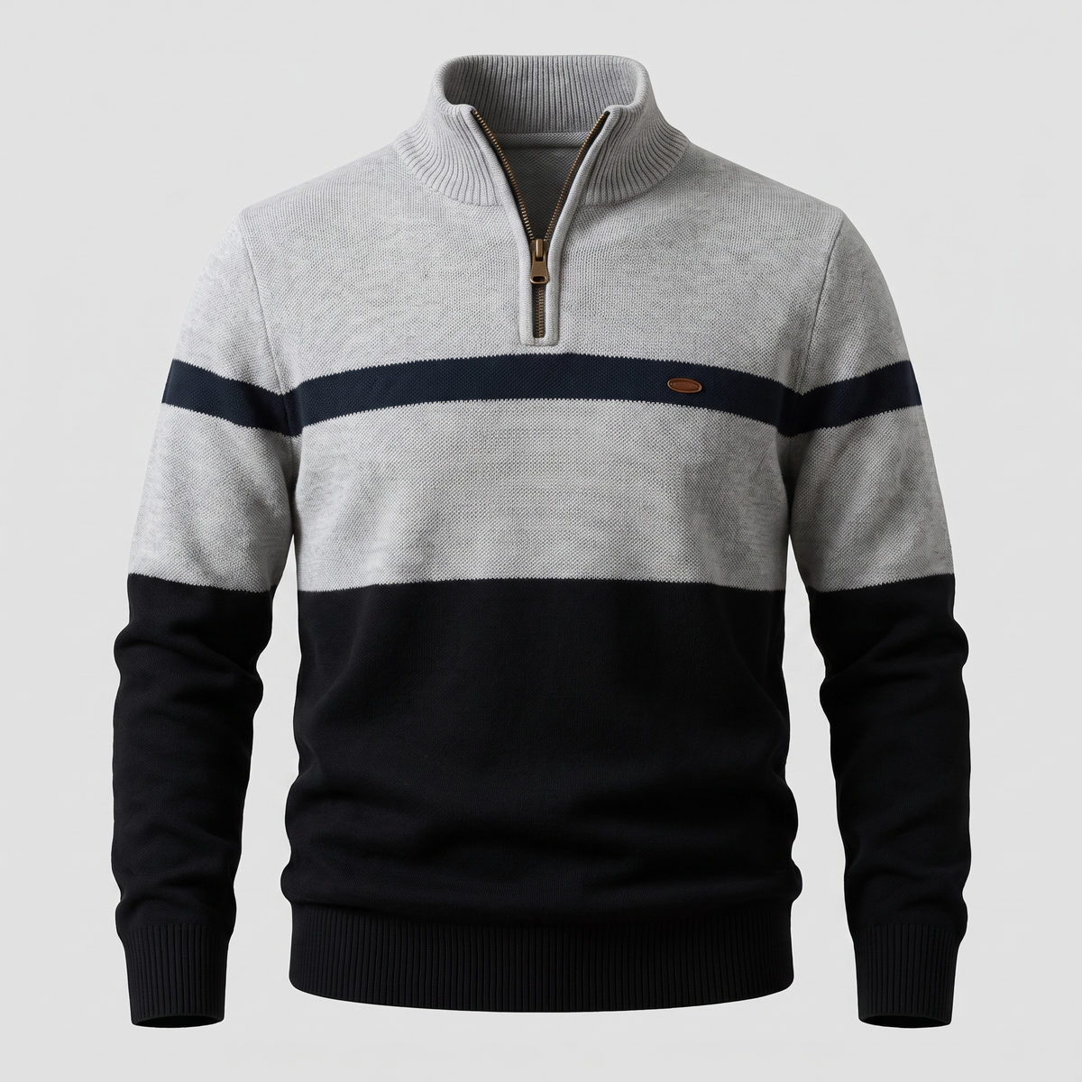JASPER trui Grijs-Navy