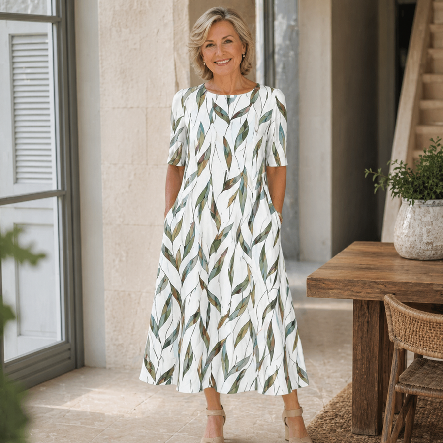 Romy | Zomerjurk met bloemenprint