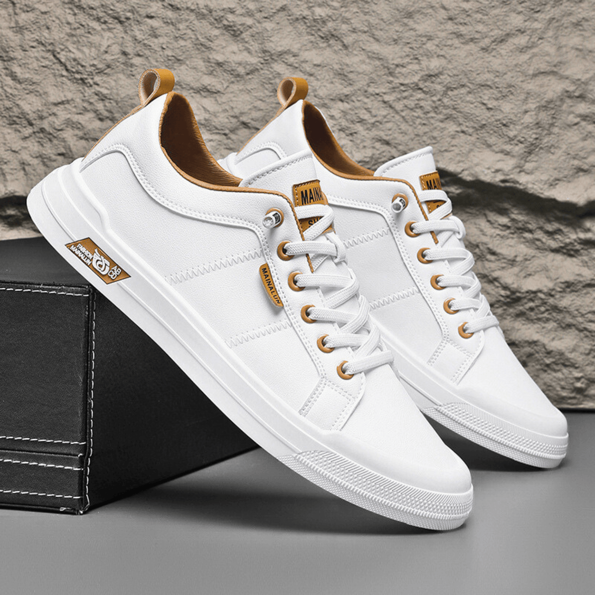GERT | LAGE HEREN SNEAKERS MET GEVOERDE ZOOL