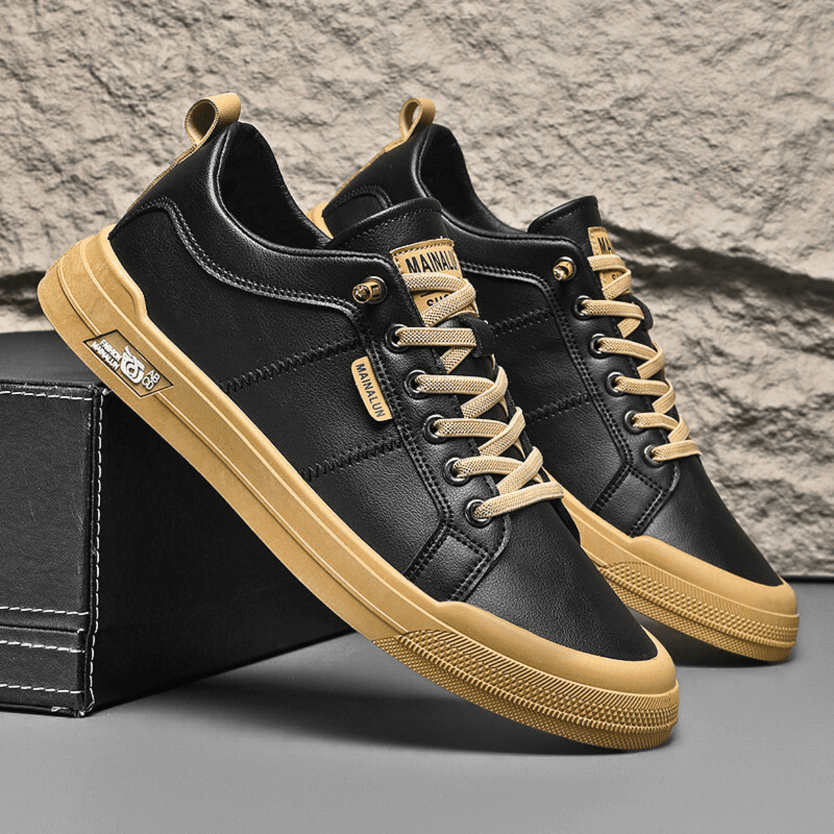 GERT | LAGE HEREN SNEAKERS MET GEVOERDE ZOOL